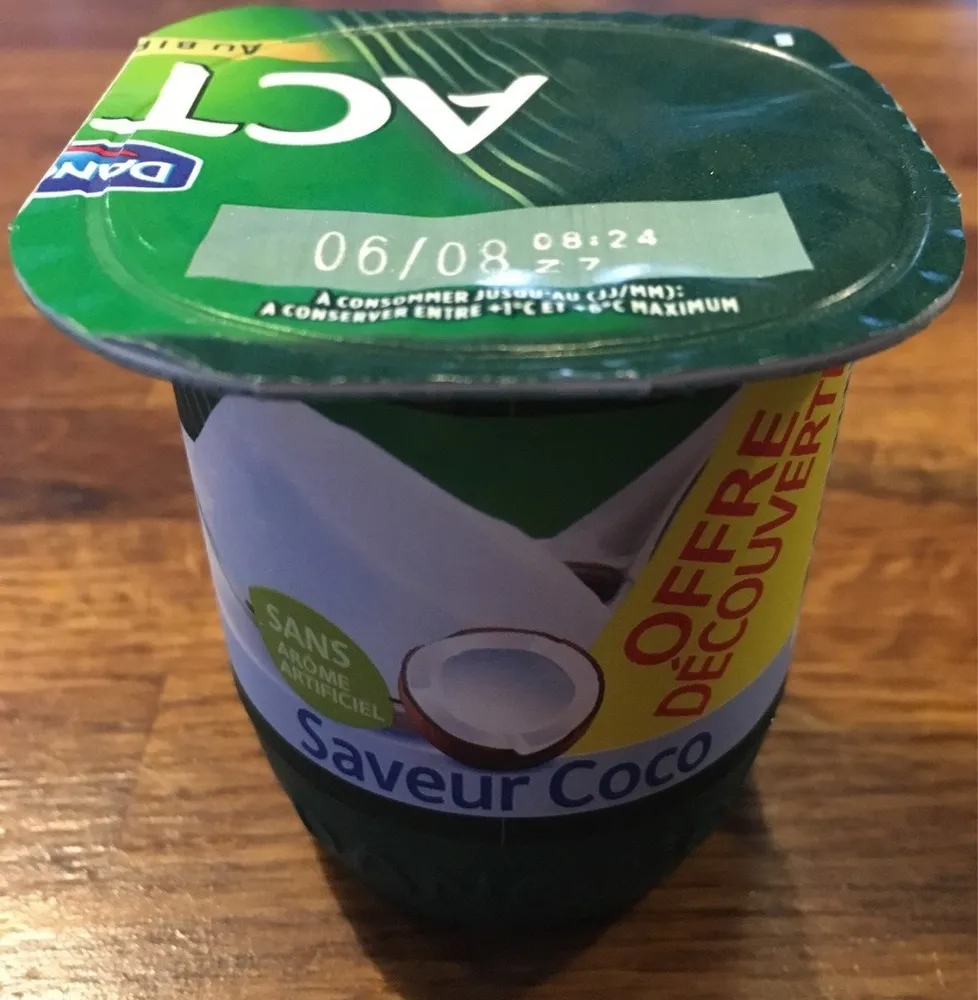Activia saveur coco
