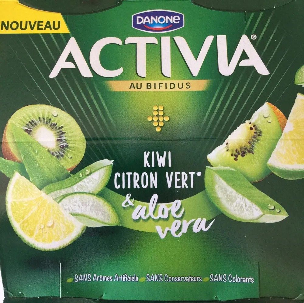 Activia Kiwi Citron Vert & Aloe Vera