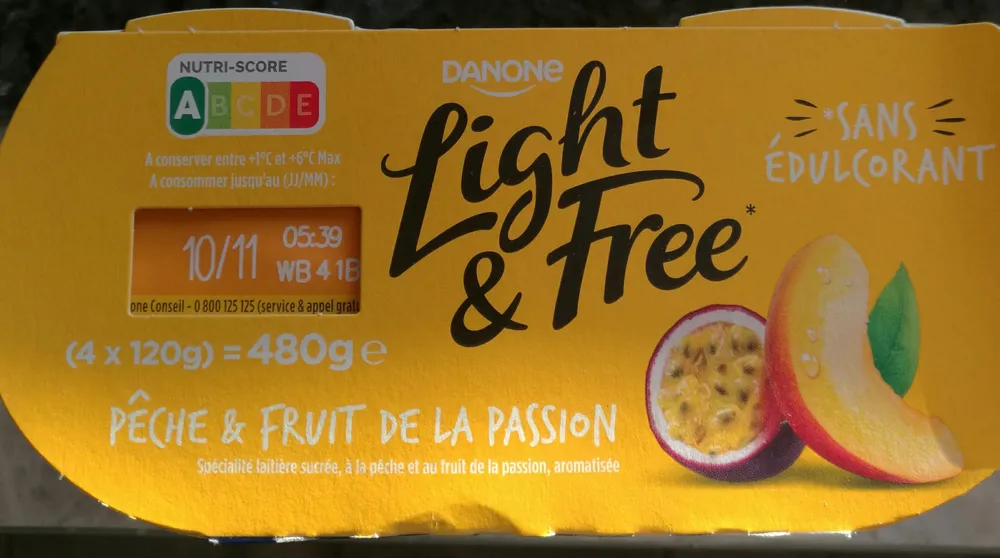 Light & free pêche fruit de la passion