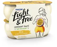 Light & free peche passion 120 g x 4