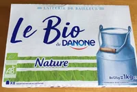 Danone bio nature 125 g x 8