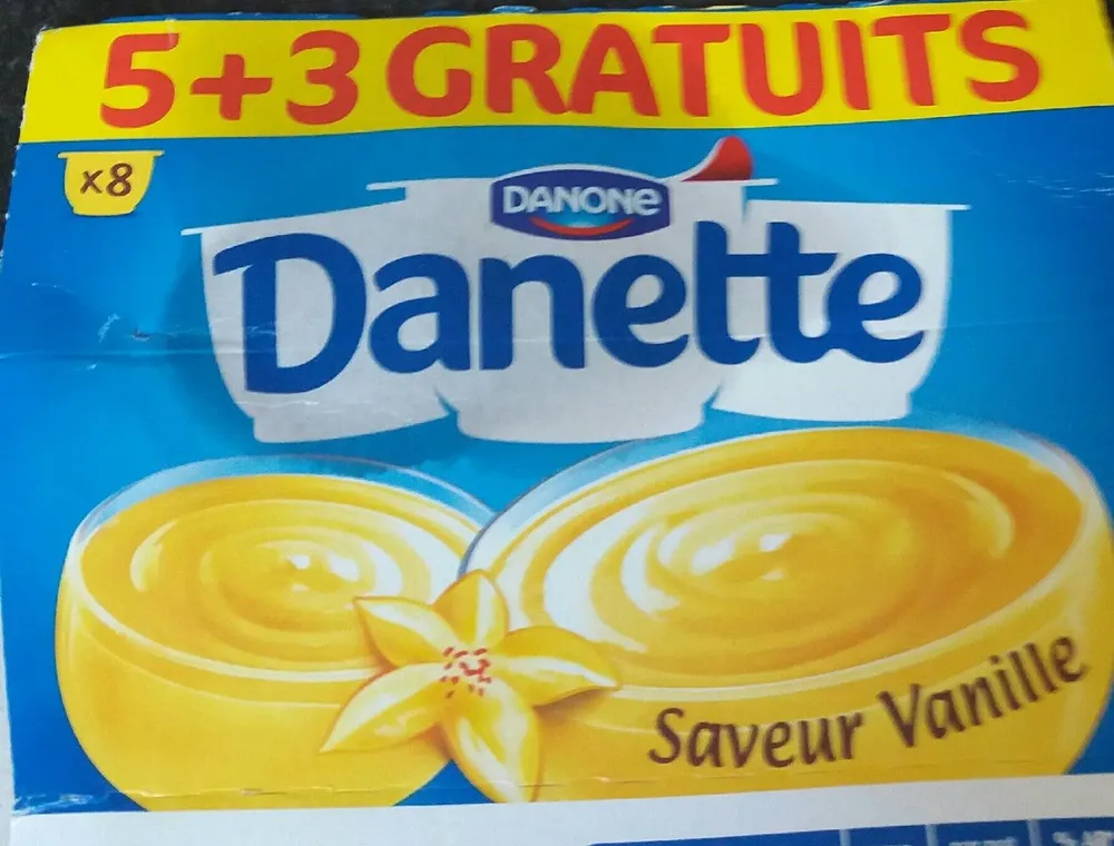 Danette saveur vanille