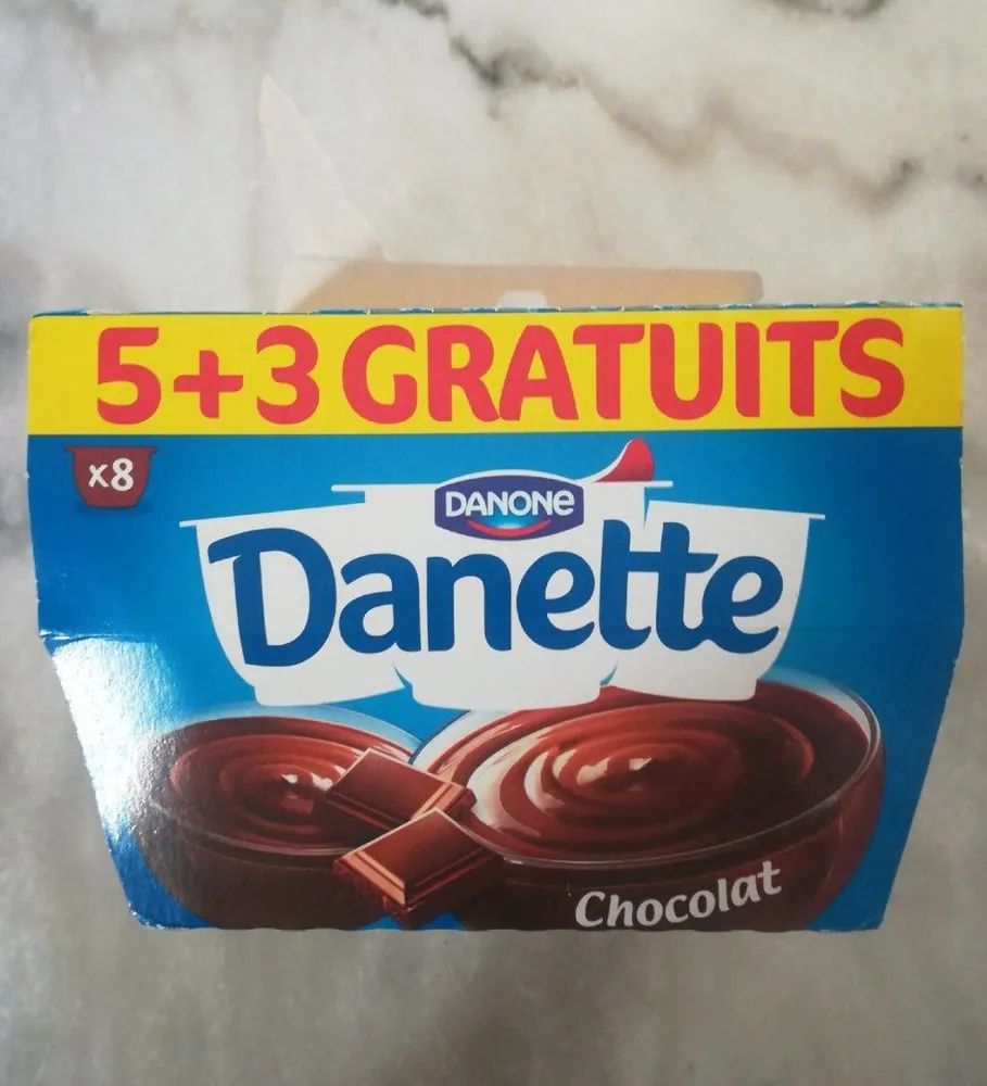Crème dessert chocolat danette