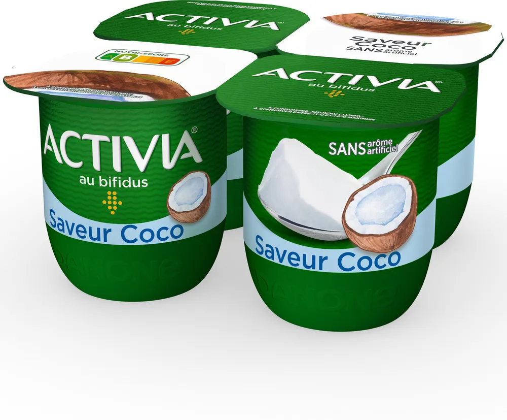 Activia bifidus saveur noix de coco sans arome artificiel 125 gx 4