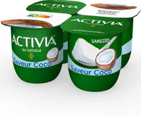 Activia bifidus saveur noix de coco sans arome artificiel 125 gx 4