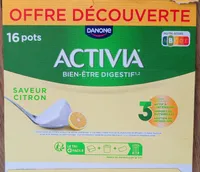 Activia au bifidus saveur citron