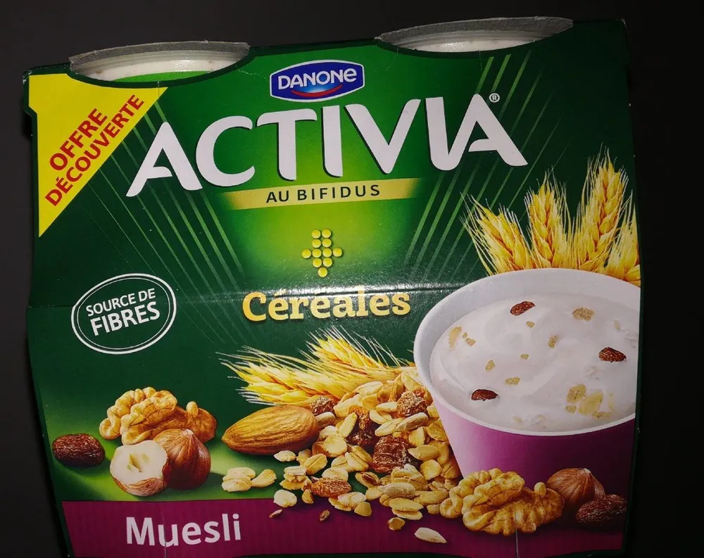 Activia céréales Muesli