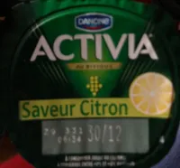 Activia au bifidus - Saveur citron