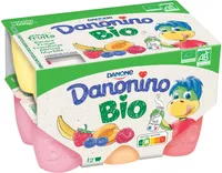 Danonino aux fruits bio panache 50 g x 12