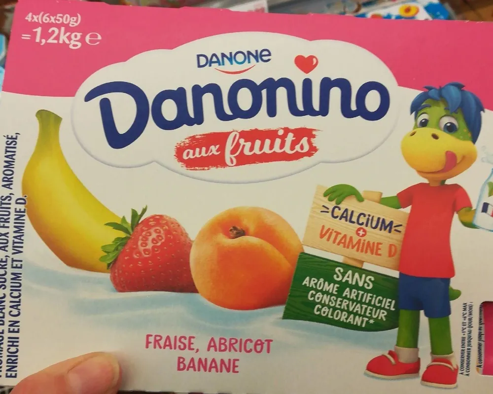 Fromage blanc sucré aux fruits