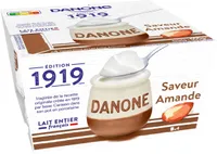 Danone lait entier saveur amande 125 g x 4 edition limite