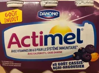 Actimel goût Cassis-Açai-Argousier