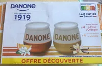 Yaourt édition 1919 Arômes Fleur d'oranger et Vanille