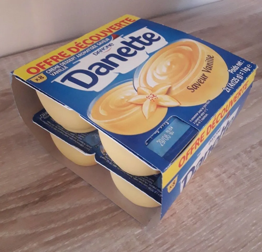 Danette saveur vanille