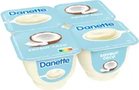 Danette creme dessert saveur coco 125 g x 4