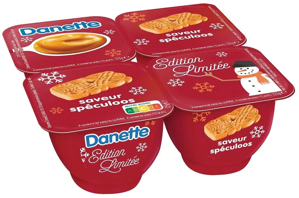 Danette creme dessert saveur speculoos 125 g x 4
