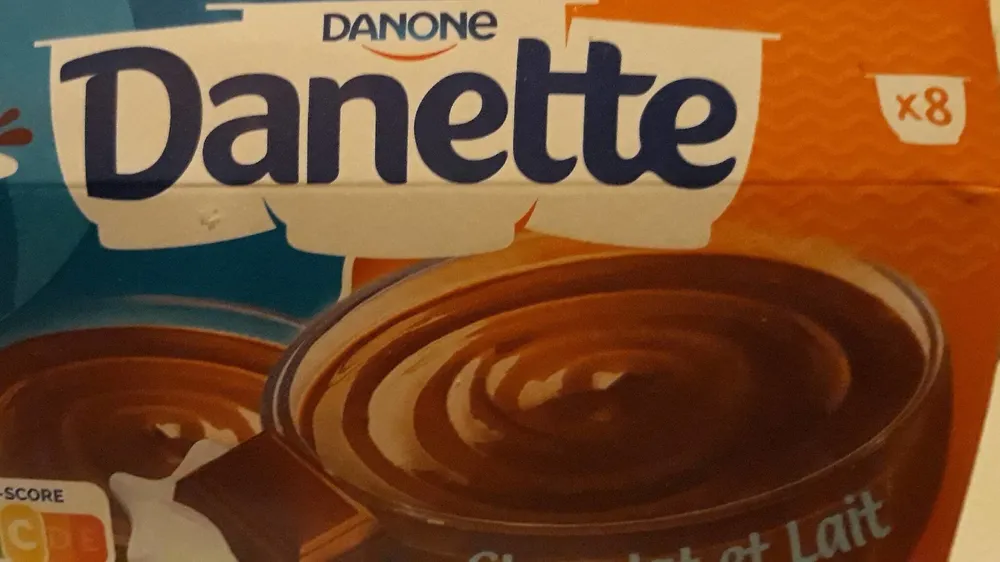 Danette chocolat et lait