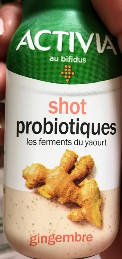 Shot probiotiques gingembre