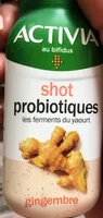 Shot probiotiques gingembre
