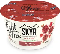 Light & Free sur lit de fruits framboise & jus de grenade