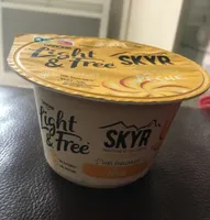Light & free - spécialité laitière sucrée à la pêche