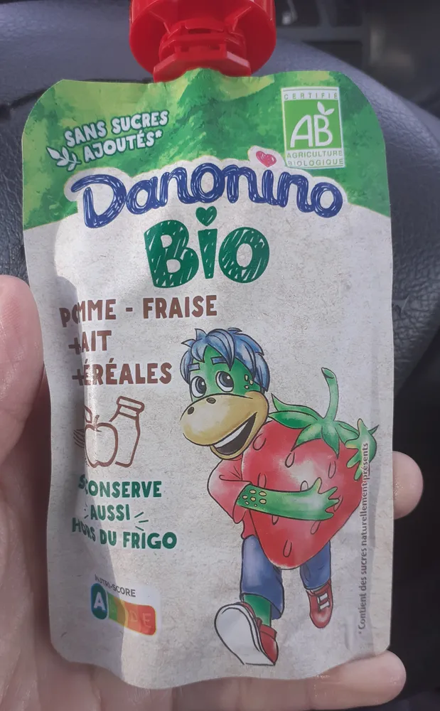 Gourde bio pomme fraise