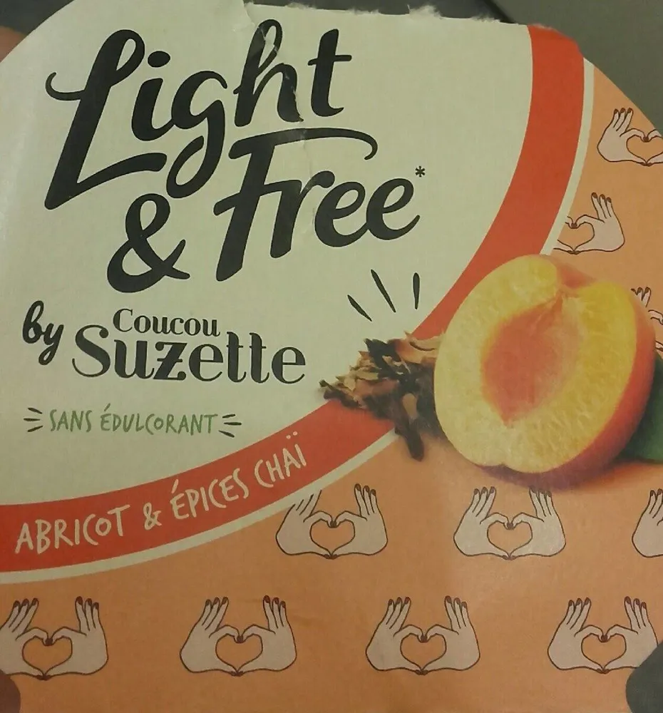 Light and free abricot et épices chaï