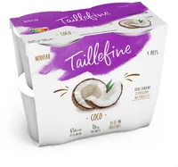 Taillefine 0% stevia fruit noix de coco 115 g x 4