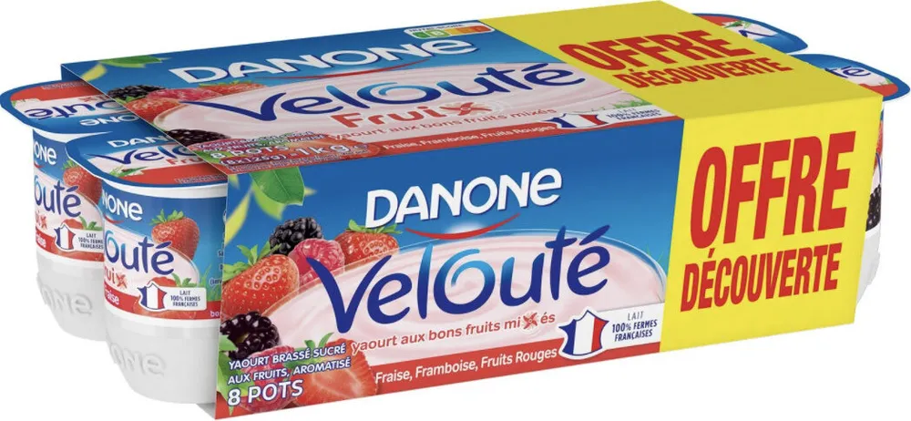 Velouté Fraise, Framboise, Fruits Rouges