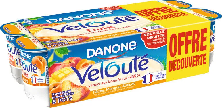 Velouté fruix Pêche, Mangue, Abricot