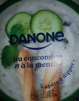 Danone au concombre et à la menthe