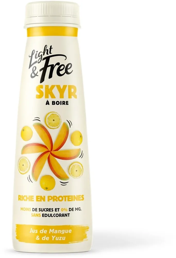 Light & free skyr a boire - mangue et jus de yuzu 265 mlx 1