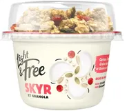 Light & free skyr granola quinoa cranberry graines decourge ettournesol 145 g x 1