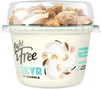 Light & free skyr granola noisette noix cajou et noixcoco 145g x 1