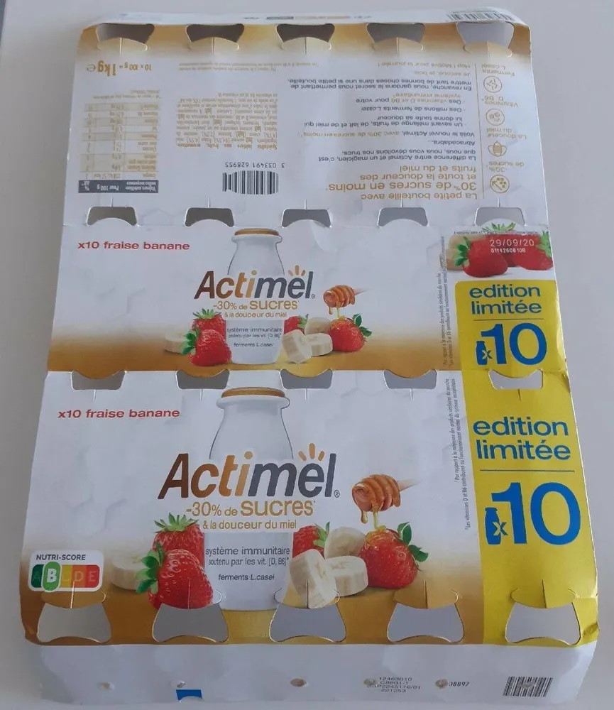 -30% de sucres & à la douceur du miel