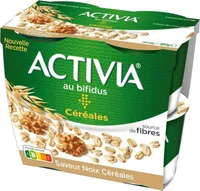 Activia Céréales Saveur Noix Céréales