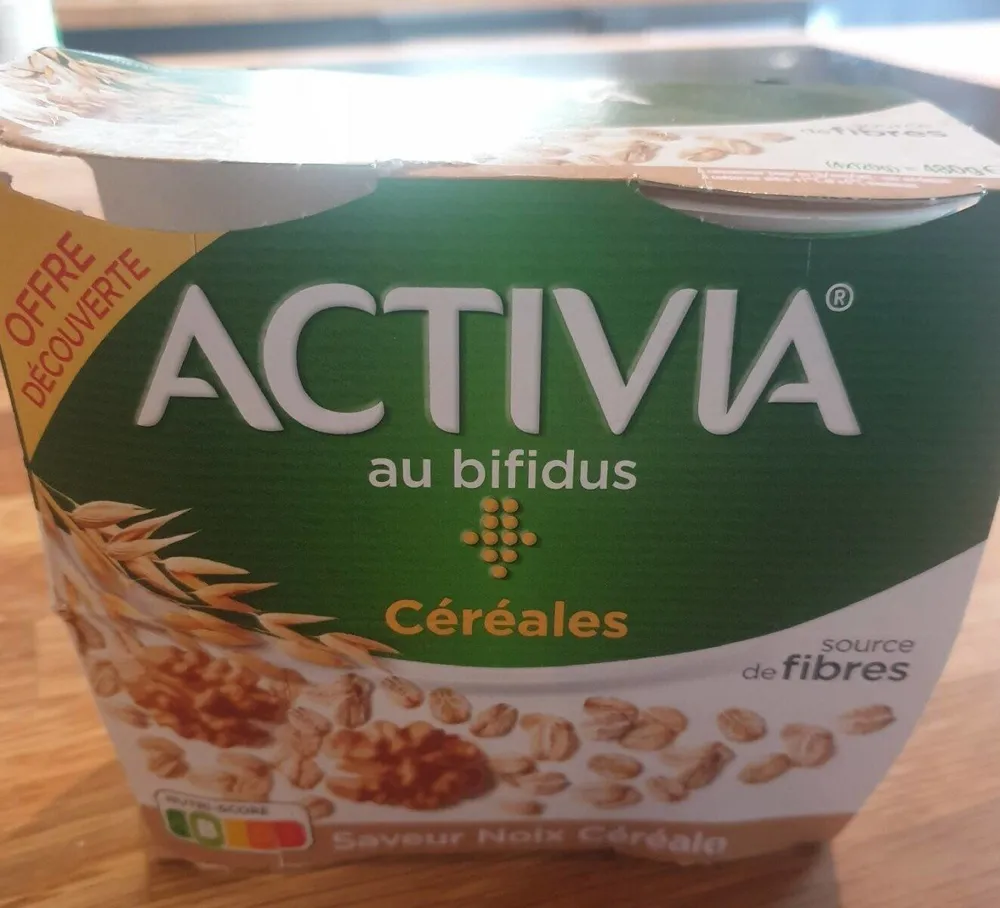Activia Céréales Saveur Noix Céréales