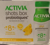 Activia shots box probiotiques