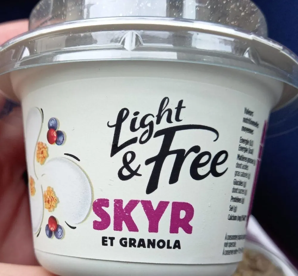 Skyr et granola