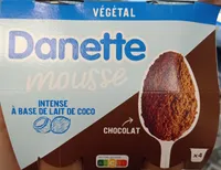 Mousse chocolat à base de lait de coco