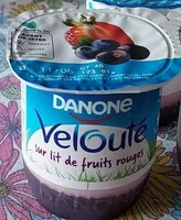 Velouté sur lit de fruits rouges