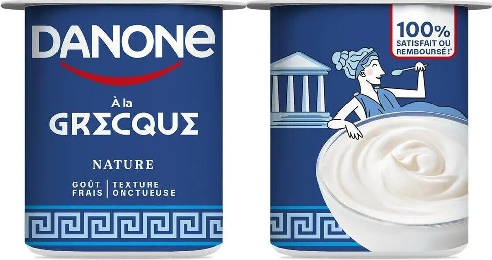 Yaourt à la Grecque nature 4 X 110G