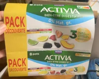 Activia 0% MG pack découverte