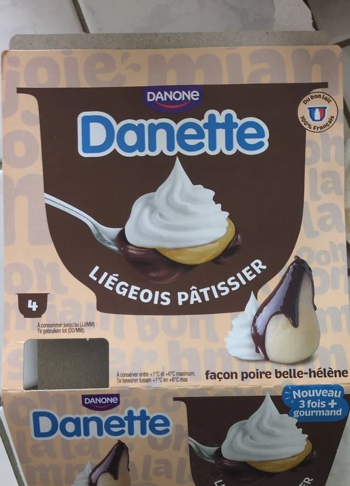 Danette Liégeois Pâtissier