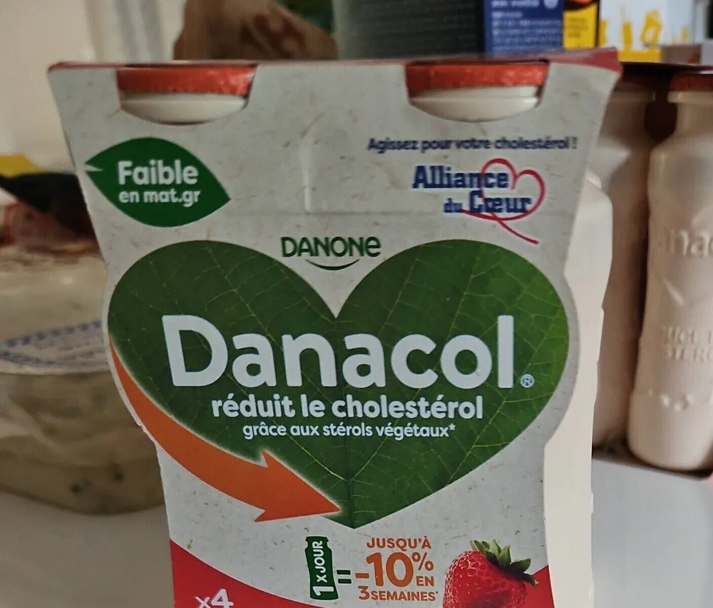 Danacol saveur fraise