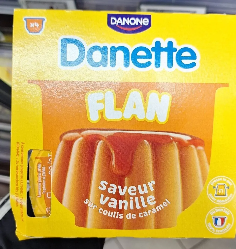 Flan saveur vanille
