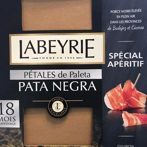 Pétales de Paleta Pata Negra affinée 18 mois