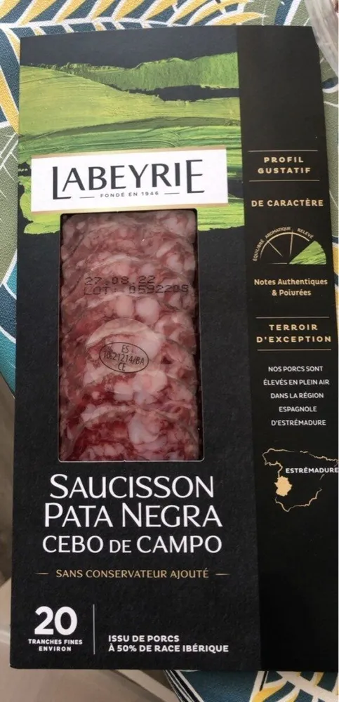 Saucisson pata negra
