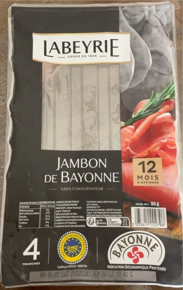 Jambon de Bayonne