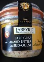 Foie gras de canard Labeyrie Entier au poivre